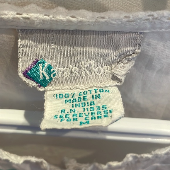 Kara’s Closet White Cotton dress - Picture 5 of 8